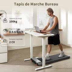 Bureaux assis-debouts et tapis de marche dans les BU 