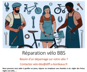 Atelier de réparation vélo participatif et d’urgence sur Carreire