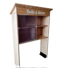 Boites à livres en bois